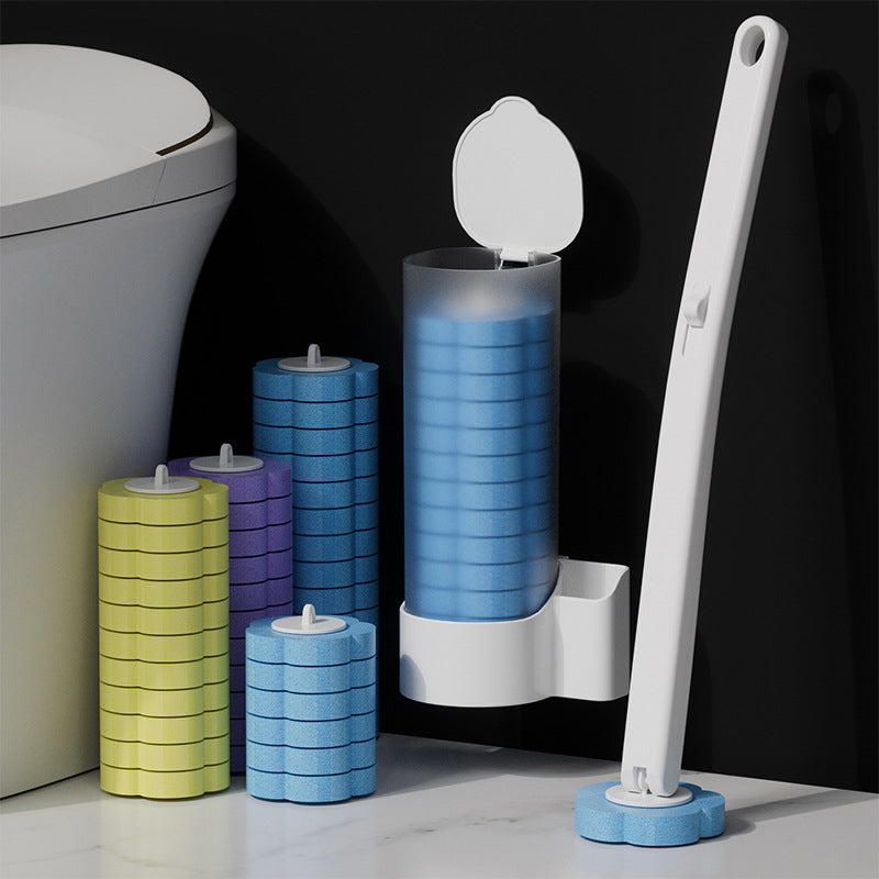 🚽 Last Day Special Price £8.78!!!⚡ Disposable Toilet Cleaning System – Hygienic One-Click Cleaning, No Residue Left, Easy to Use & Disposable 🧼