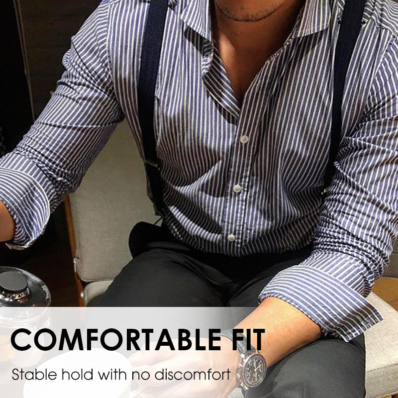 ⏳LAST DAY SALE 50% OFF !!📢Men's X-Back Suspenders with Hook Clips
