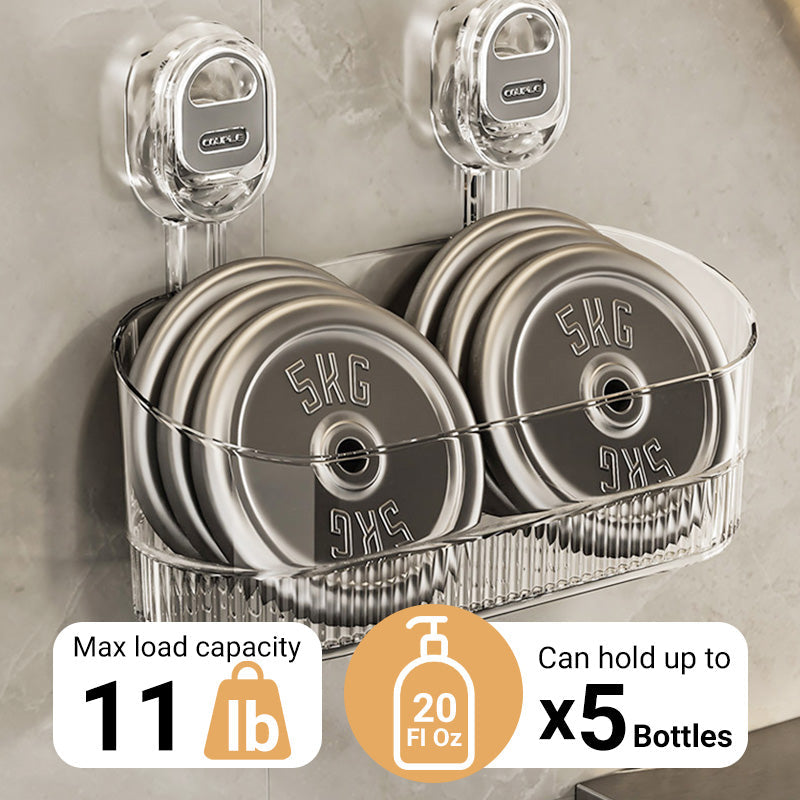 ð¥Limited Time 50% OFFð¥Suction Cup Storage Rack with Drain Hole