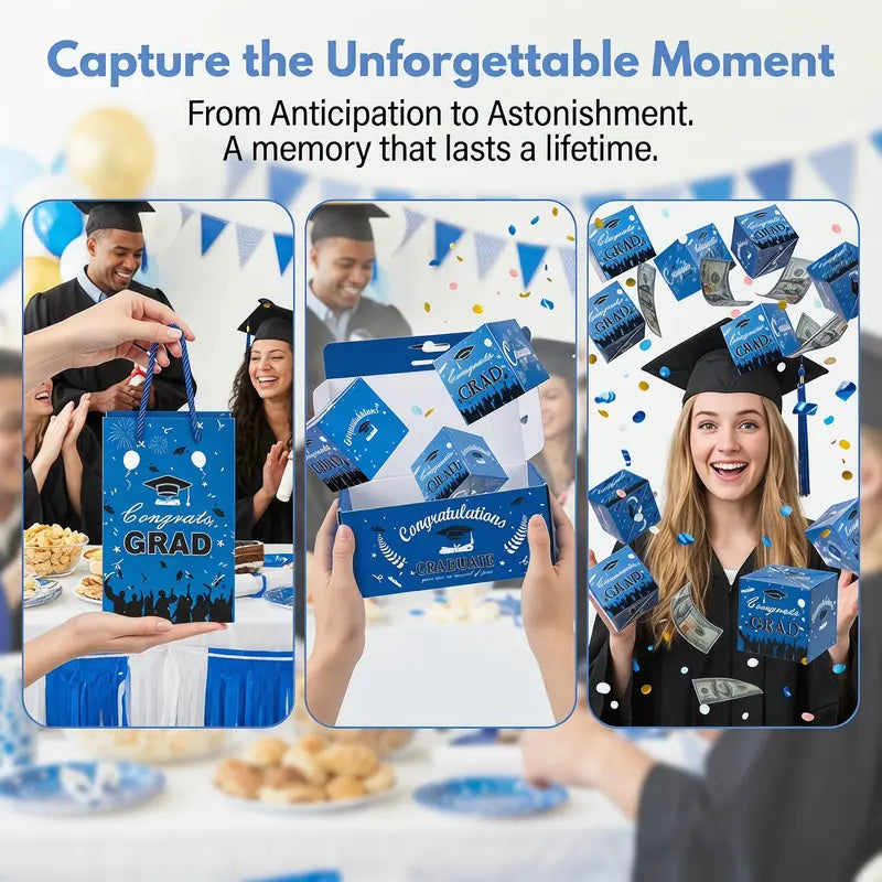 🎓Money Surprise Gift Box – Explosive Pop-Up for Grads 💥