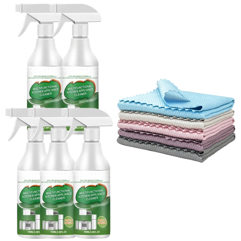 🍋 Kitchen Enzyme Cleaner – Powerful Degreasing, Long-Lasting Freshness