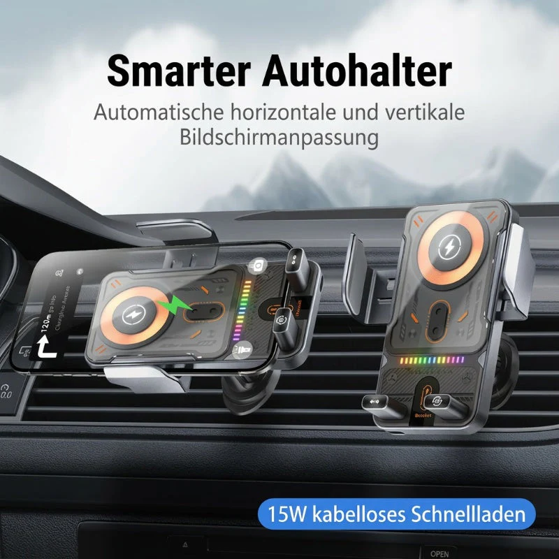 ππ± 2-in-1 Car Phone Holder & Wireless Charger β 360Β° Rotation, Strong Grip & Fast Charging π