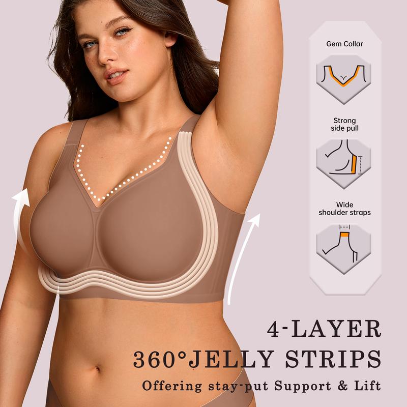💜 BLACK FRIDAY BIG DEAL💜Women's Seamless Full Coverage Wireless Bra(副本)