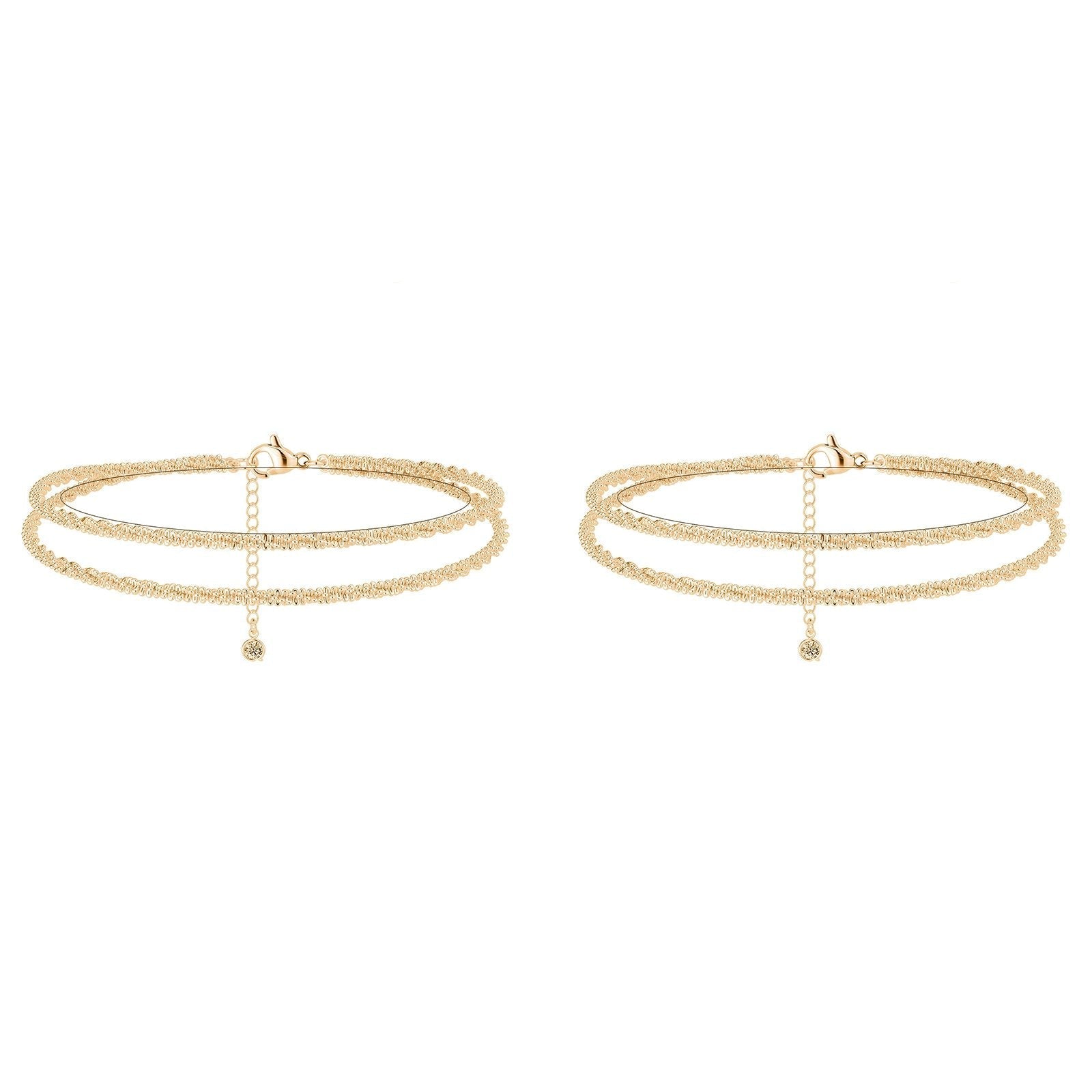 🩷Dainty Layered Waterproof Anklet
