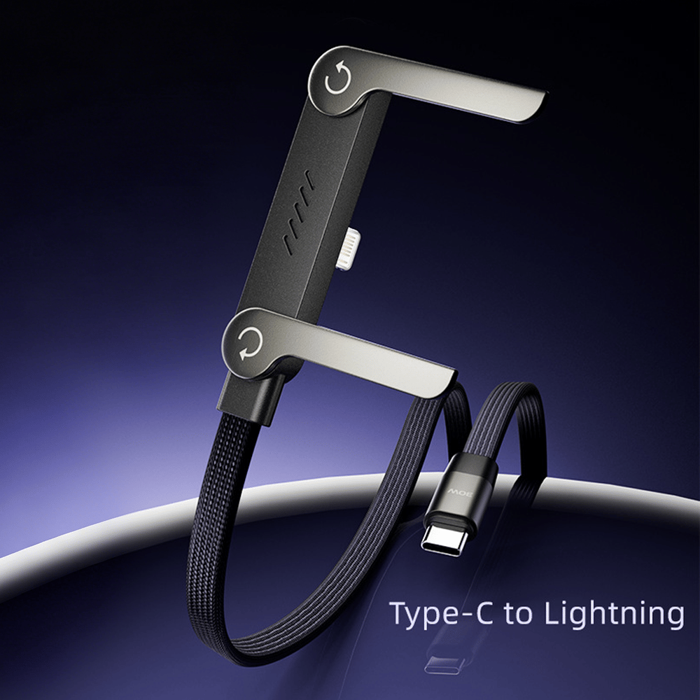 β‘ Invisible Holder Charger Cable with Stand β Hidden Bracket Design, Fast Charging Support, Tangle-Free & Durable π±