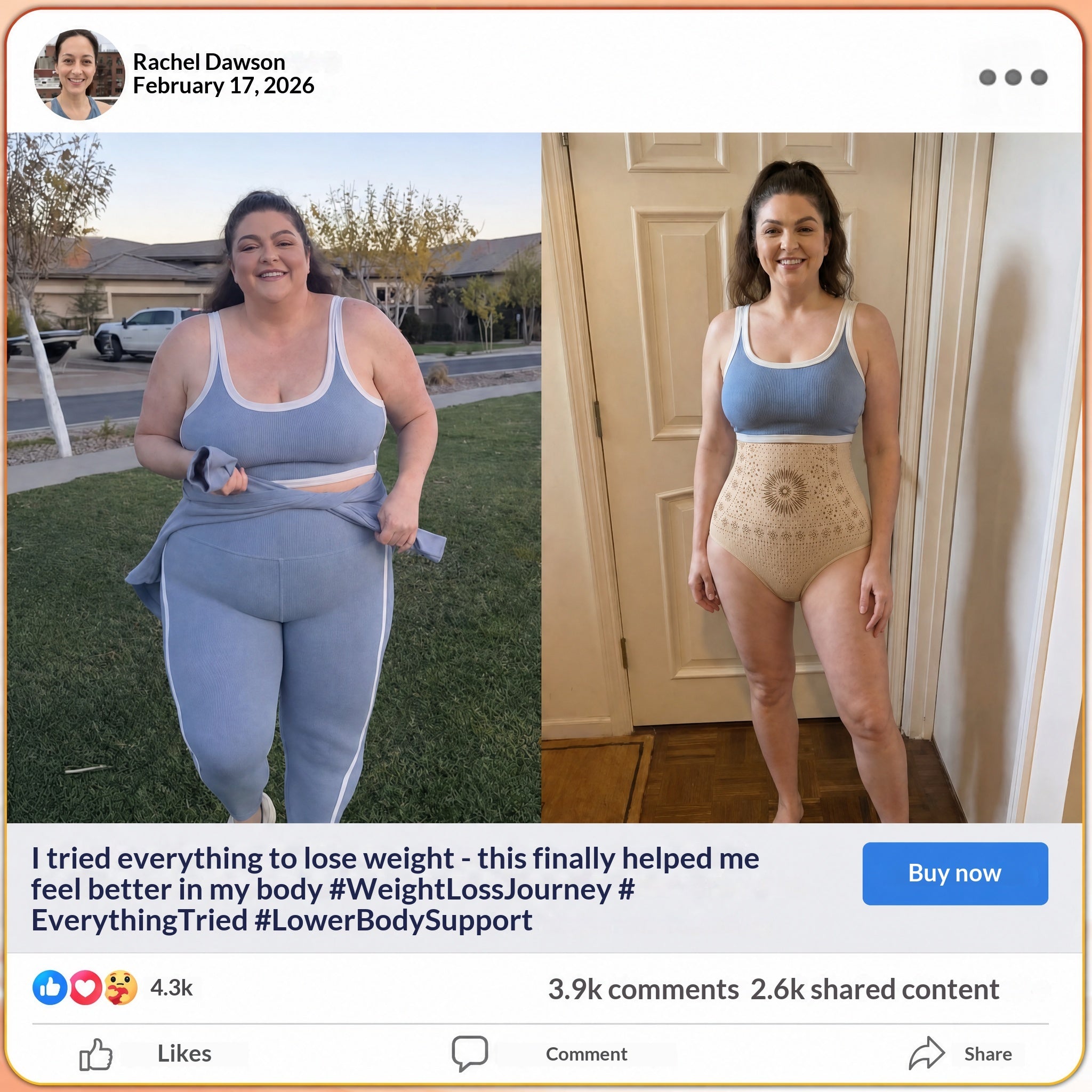 π 4-in-1 shapewear shorts