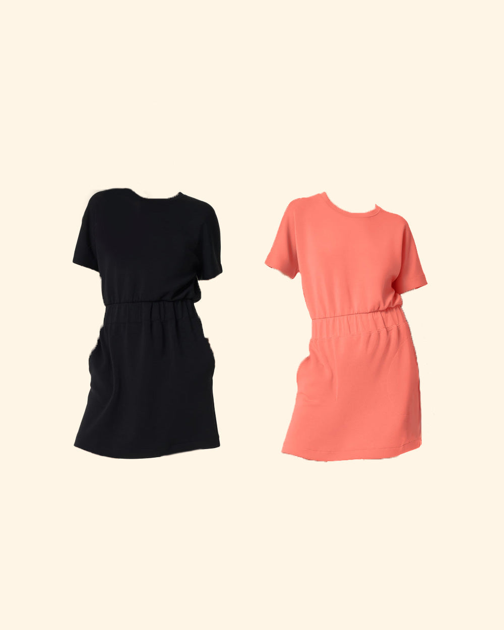 Casual Elastic-Waist T-Shirt Dress👗Buy 2 Free Shipping✈️✈️