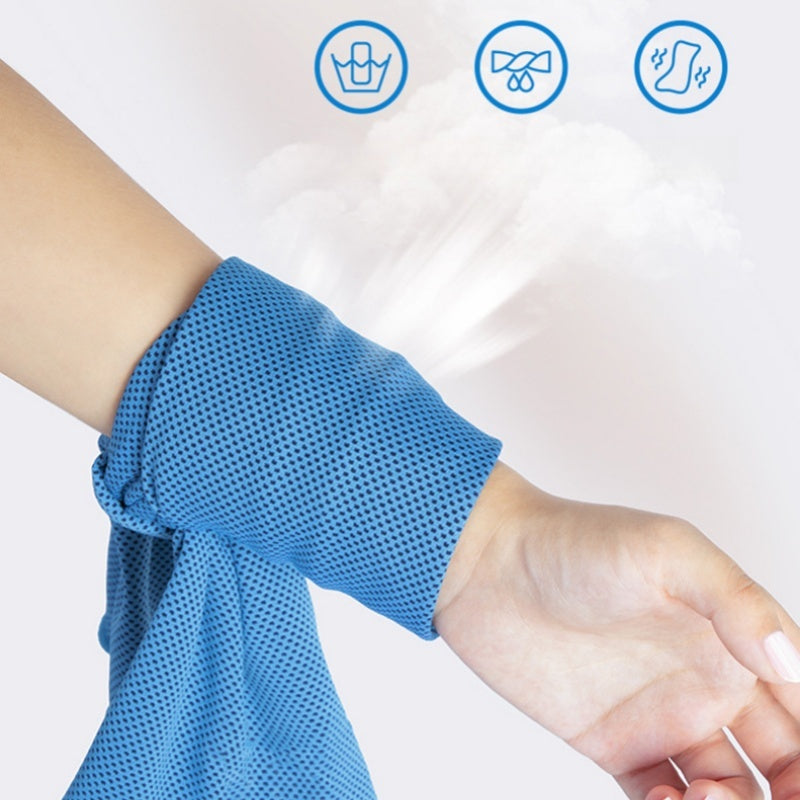 ⏰Last Day Buy 1 Get 1 Free❄💦Cold Sweat Towel You Can Use Anywhere, Anytime! Reusable Soft Absorbent Cooling Portable