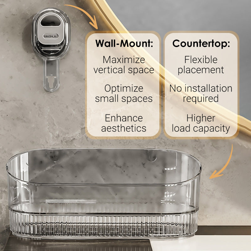 ð¥Limited Time 50% OFFð¥Suction Cup Storage Rack with Drain Hole