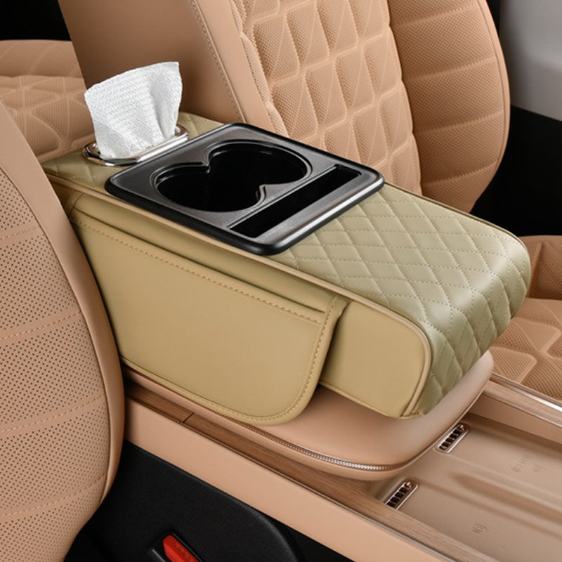 🚗Multifunctional Car Armrest Cushion – Ergonomic Comfort for Long Drives & Commuting✨