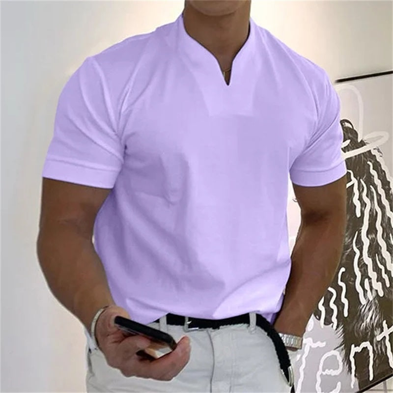 💎Men Gentlemans Business Short Sleeve Fitness T-shirt