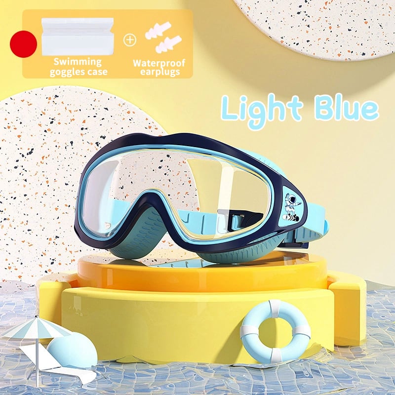 💜 LAST DAY PROMOTION - 50%OFF💜HD children's large frame waterproof and anti-fog swimming goggles🥽
