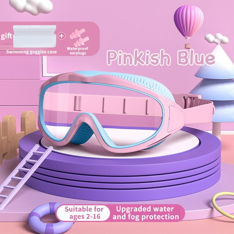 💜 LAST DAY PROMOTION - 50%OFF💜HD children's large frame waterproof and anti-fog swimming goggles🥽