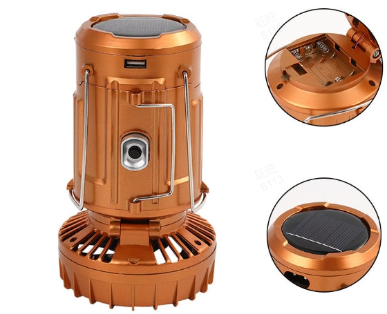 🔥LAST DAY PROMOTION - 50%OFF🔥Portable LED Camping Lantern With Fan