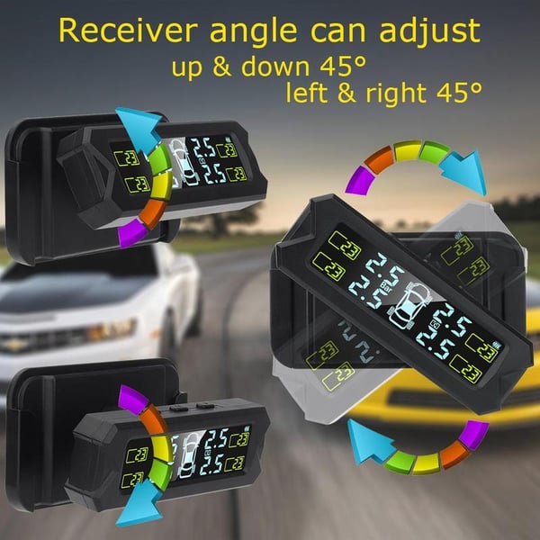 š„Limited Time 50% Off š„Solar Four Wheel Tire Pressure Monitor with Real-Time Display