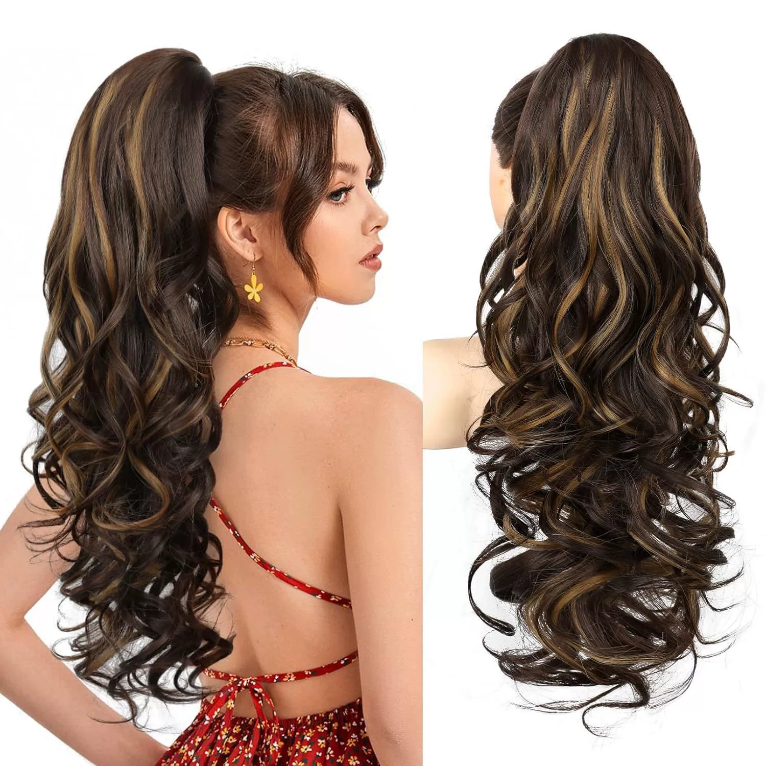 💜 LAST DAY PROMOTION - 50%OFF💜Clip-on Wavy Ponytail Extension