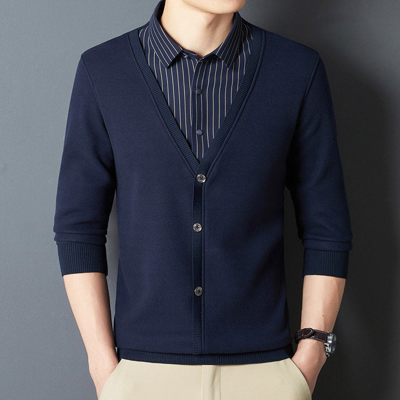 š„Limited Time 50% Off š„Menās Business Casual Thermal Cardigan