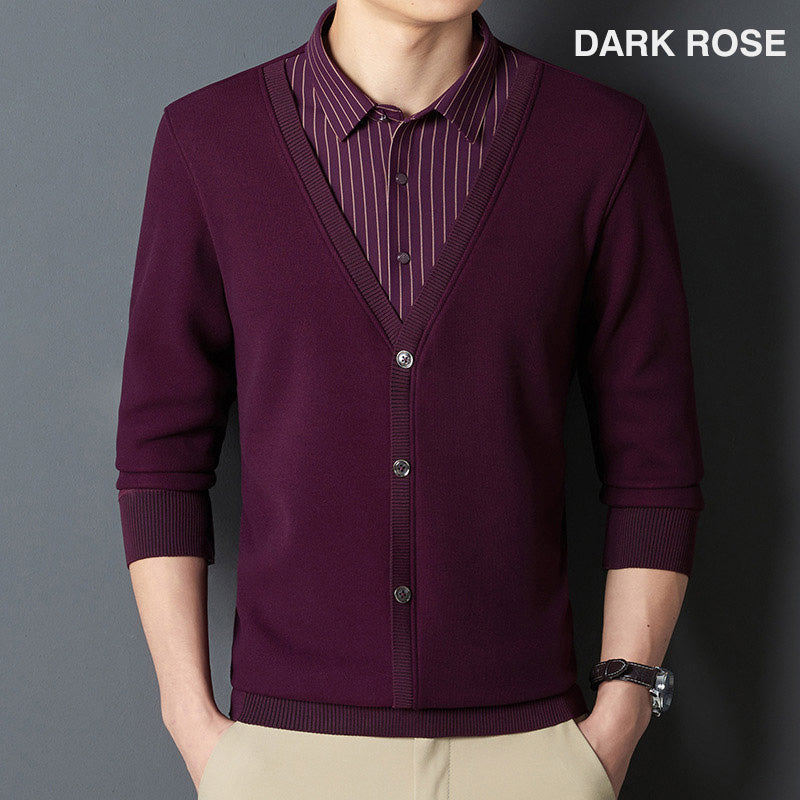 š„Limited Time 50% Off š„Menās Business Casual Thermal Cardigan
