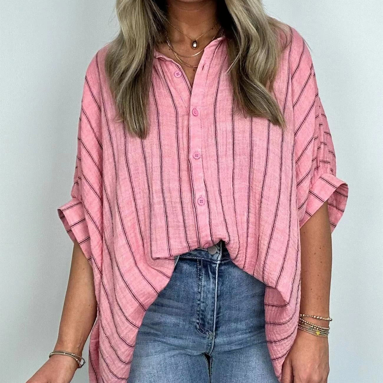 ð¥Limited Time 50% OFFð¥Women's Casual Striped Shirt