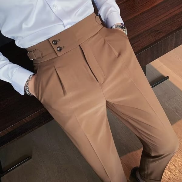 š„Limited Time 50% Off š„Men's Solid Color Straight Casual Trousers