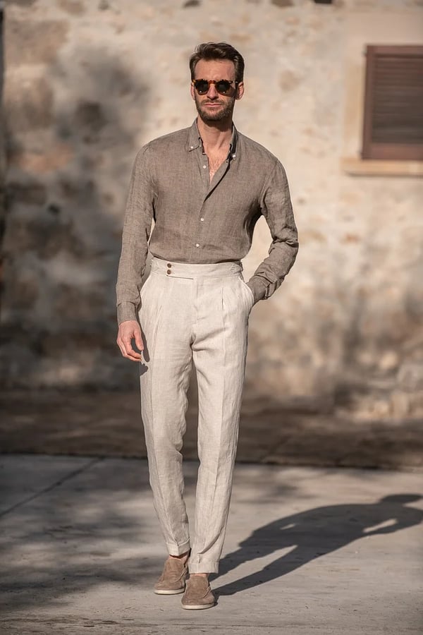 š„Limited Time 50% Off š„Men's Solid Color Straight Casual Trousers
