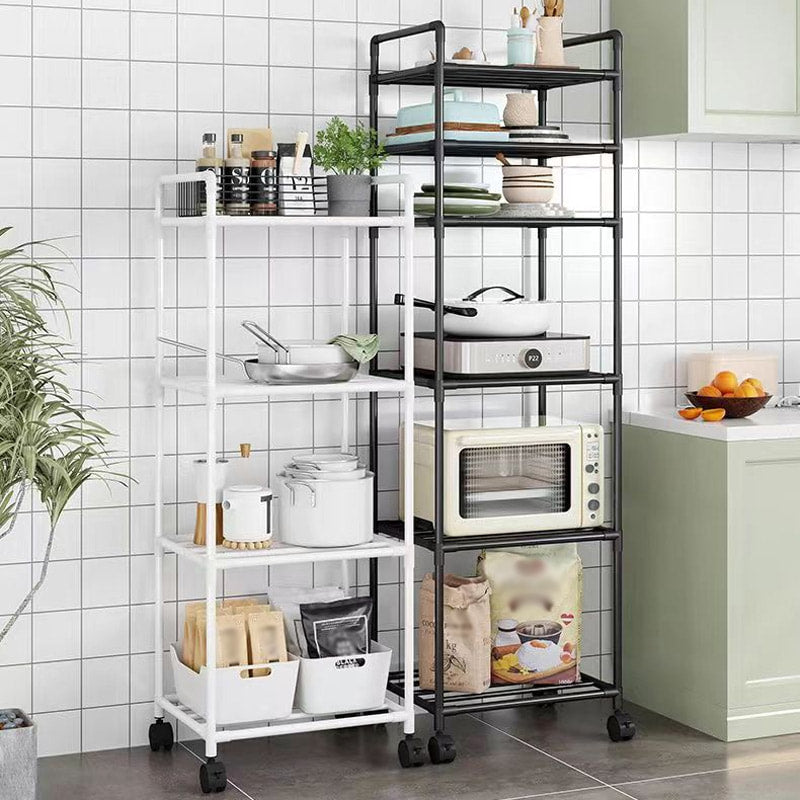 ð¥Limited Time 50% OFFð¥Multi-Tier Storage Shelf with Sliding Wheels