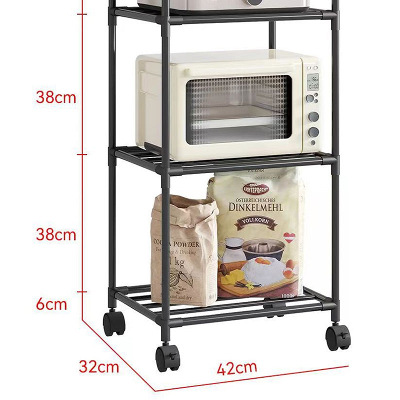 ð¥Limited Time 50% OFFð¥Multi-Tier Storage Shelf with Sliding Wheels