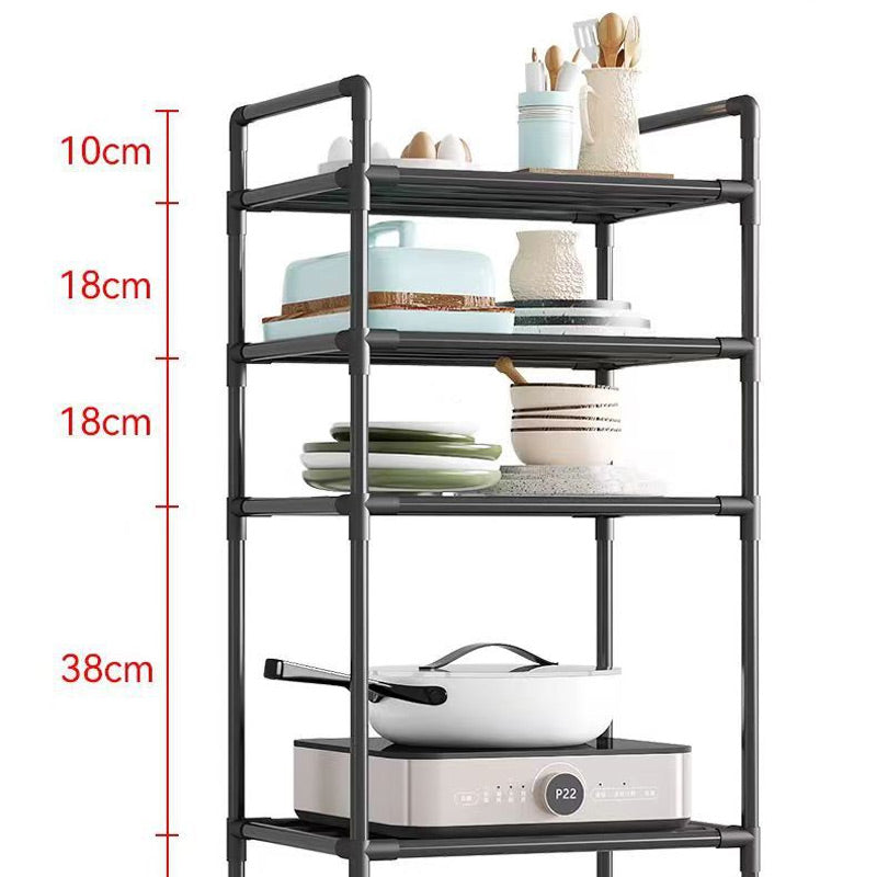 ð¥Limited Time 50% OFFð¥Multi-Tier Storage Shelf with Sliding Wheels