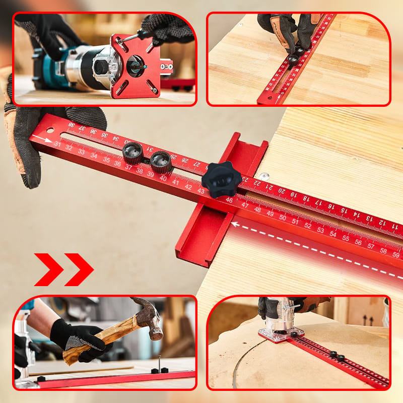 ð¥Limited time 50% offð¥4 in 1 Router Milling Groove Bracket with Base