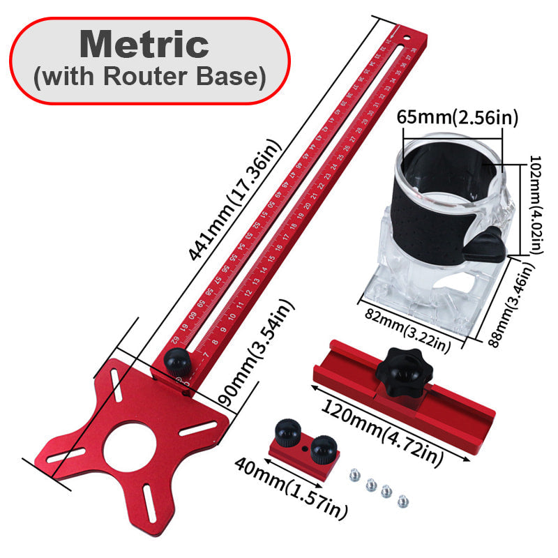 ð¥Limited time 50% offð¥4 in 1 Router Milling Groove Bracket with Base