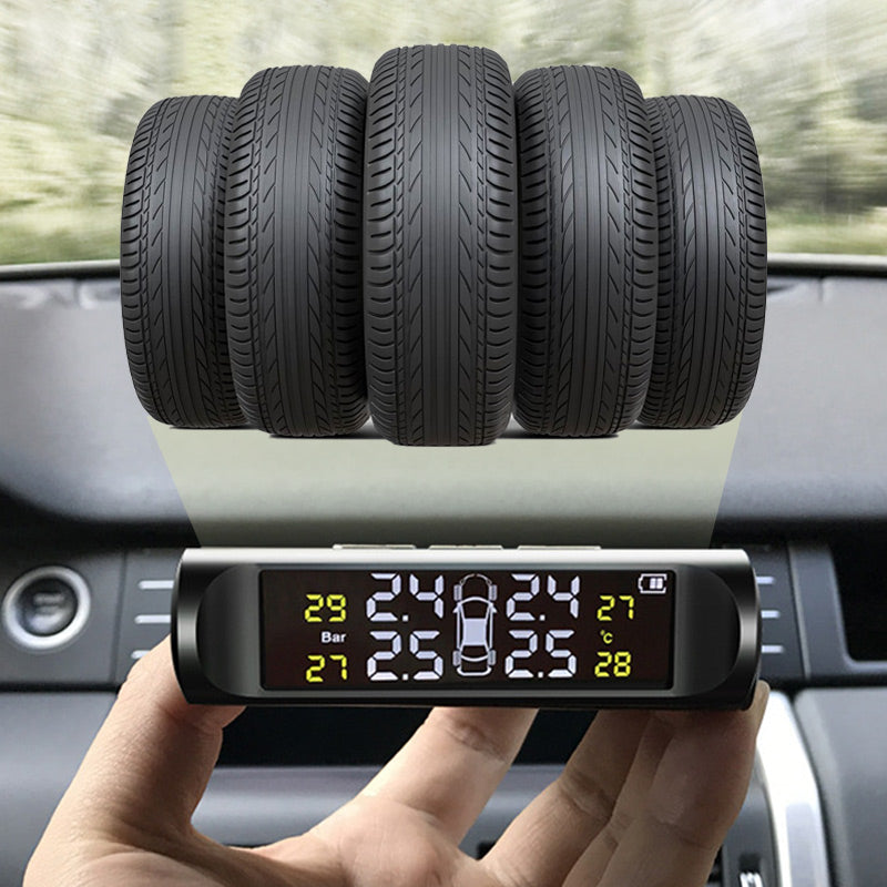 š„Limited Time 50% Off š„Solar Four Wheel Tire Pressure Monitor with Real-Time Display