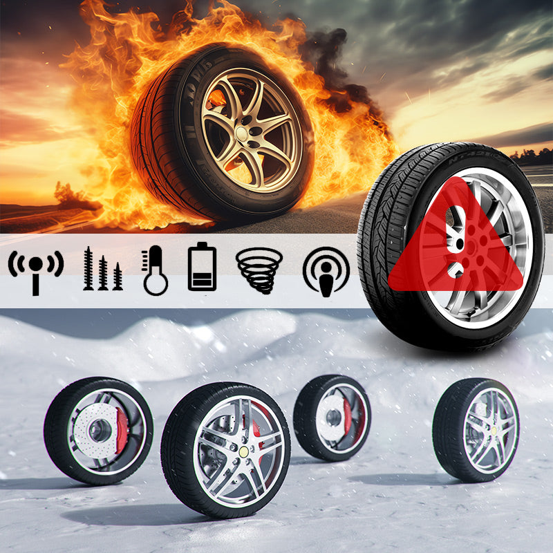 š„Limited Time 50% Off š„Solar Four Wheel Tire Pressure Monitor with Real-Time Display