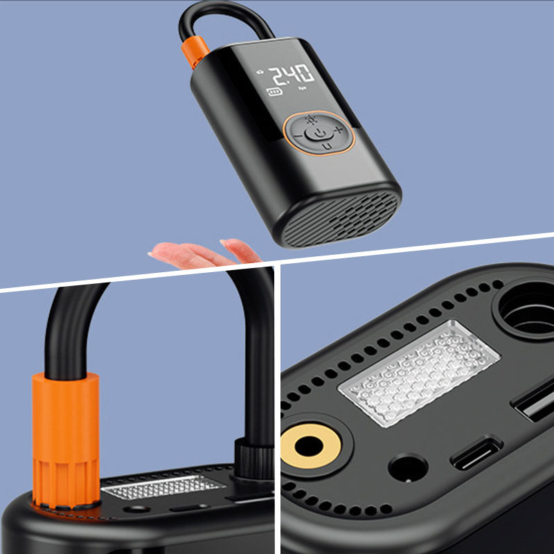 ð¥Limited Time 50% OFFð¥Multifunctional Portable Car Tire Inflator with Light