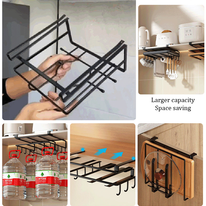 ð¥Limited time 50% offð¥Multi-Functional Under-Cabinet Storage Rack & Pot Lid Holder