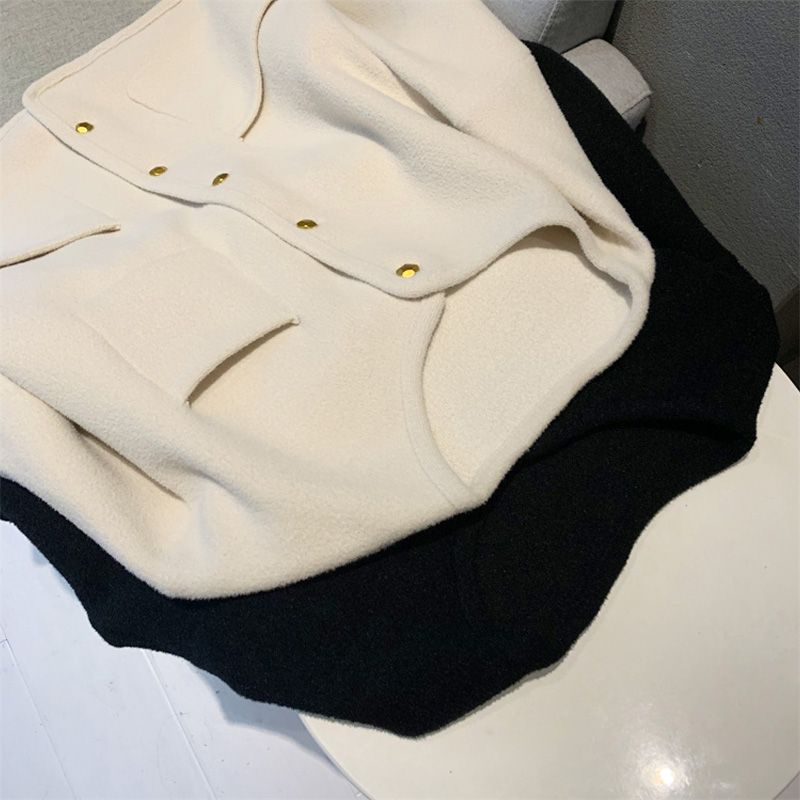 ð¥Limited time 50% offð¥Simple Temperament Metal Button Short Coat for women