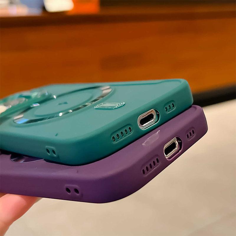 Silicone Magnetic Case with Invisible Lens Stand