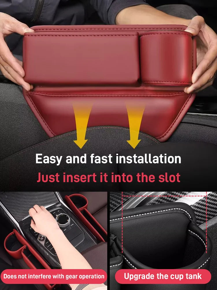 š„Limited time 50% offš„Cowhide Car Gap Storage Box