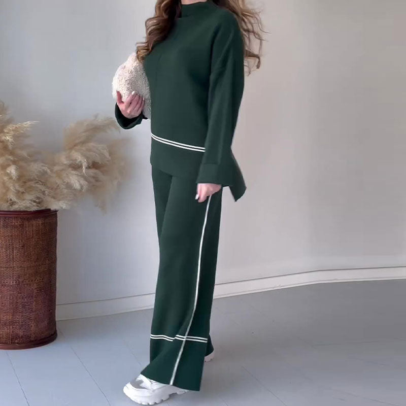 ð¥Limited Time 50% OFFð¥Women's Knitted Lounge Set with Micro-Flared Pants