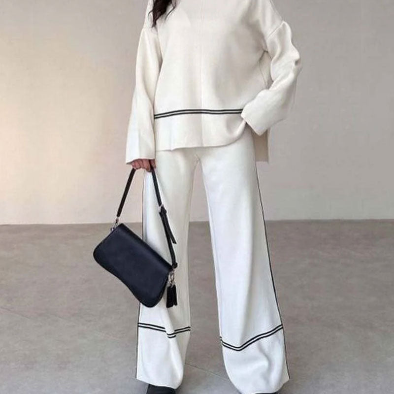 ð¥Limited Time 50% OFFð¥Women's Knitted Lounge Set with Micro-Flared Pants