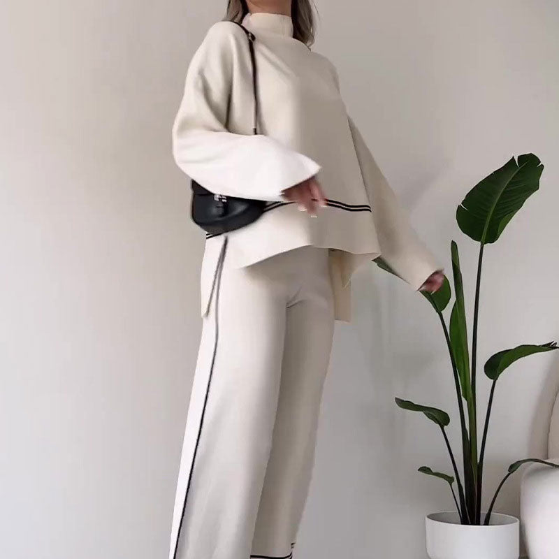 ð¥Limited Time 50% OFFð¥Women's Knitted Lounge Set with Micro-Flared Pants