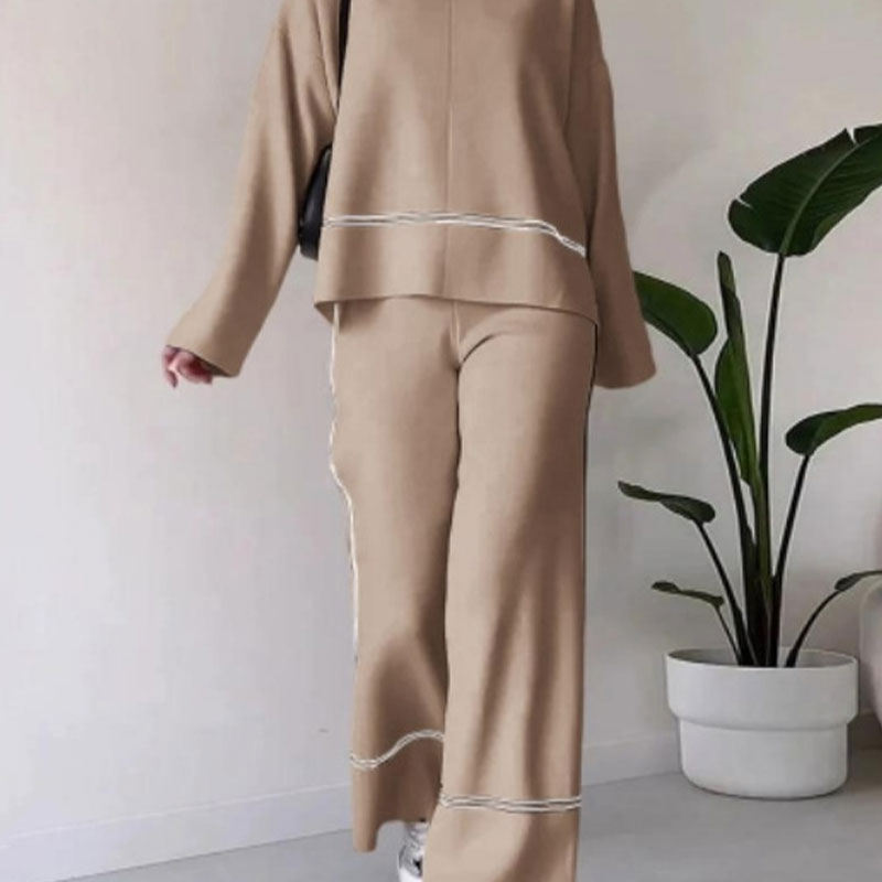 ð¥Limited Time 50% OFFð¥Women's Knitted Lounge Set with Micro-Flared Pants