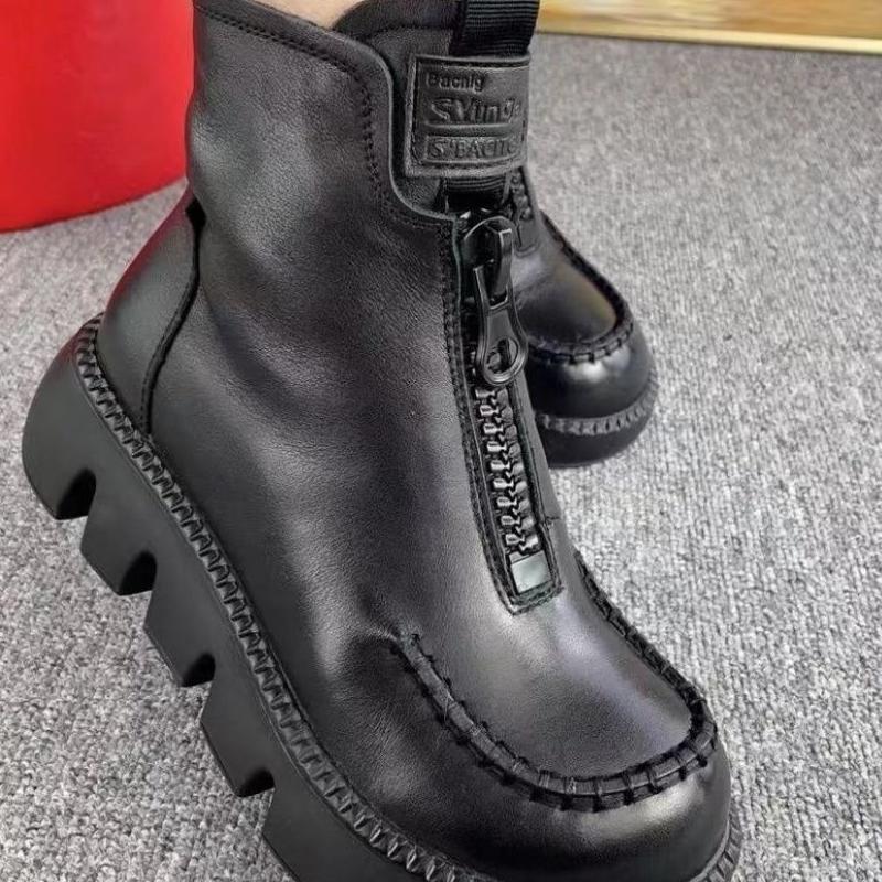 ð¥Limited Time 50% OFFð¥Women's Retro PU Leather Warm Short Boots