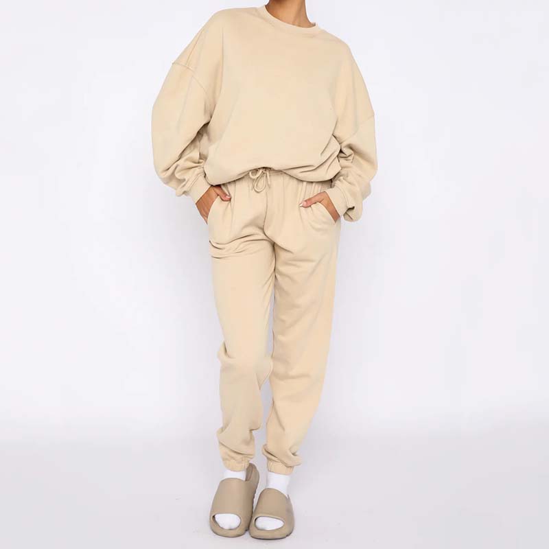 🔥Limited Time 50% OFF🔥Women's Cozy Solid Color 2-Piece Set(top + trousers)