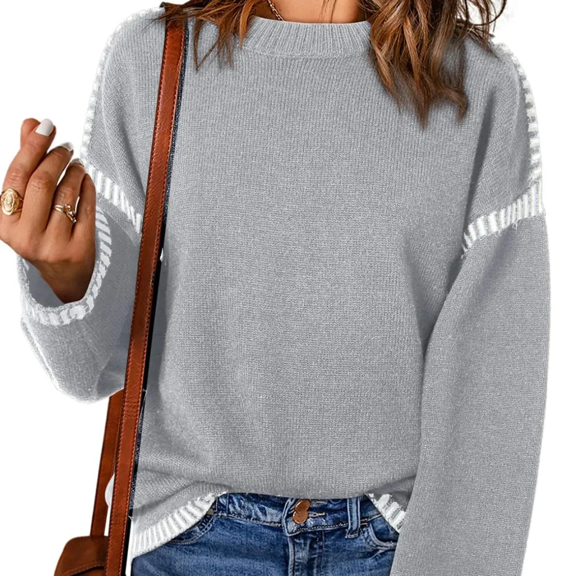 ð¥Limited Time 50% OFFð¥Women's Casual Knit Pullover Sweater