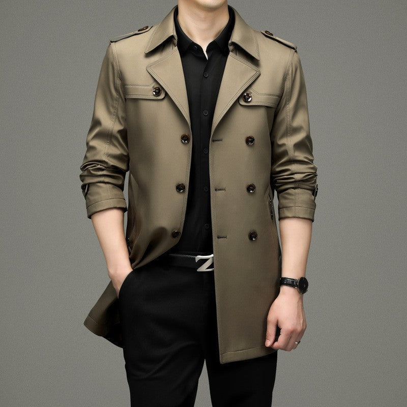š„Limited Time 50% Off š„Men's Double Breasted Windbreaker Jacket