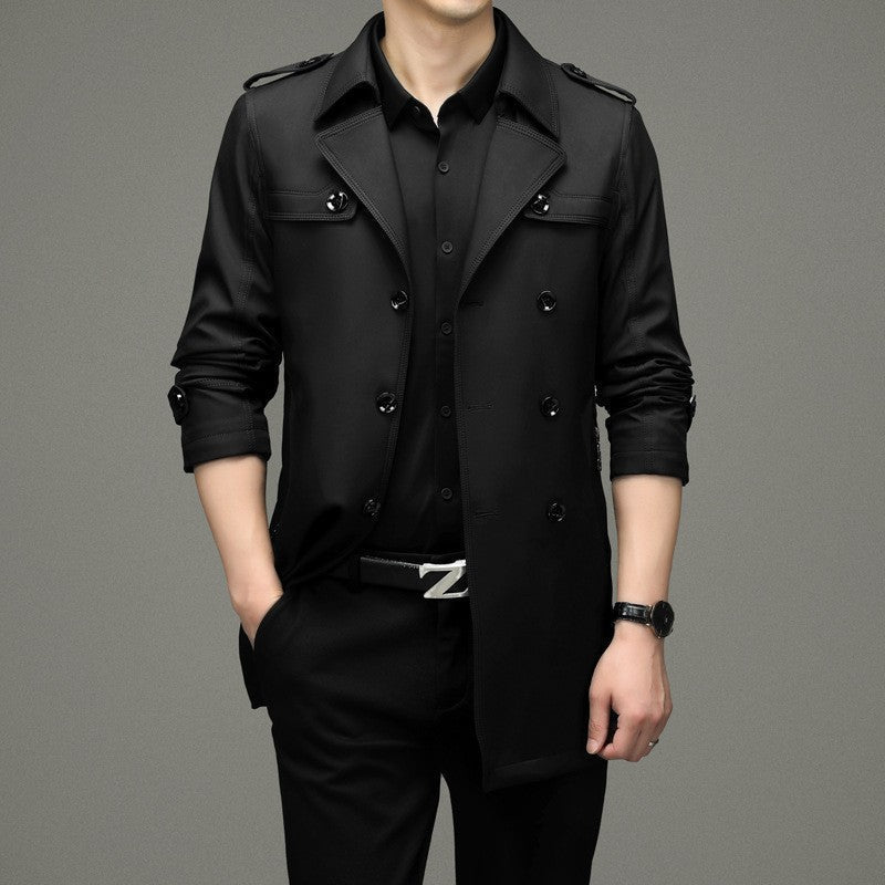 š„Limited Time 50% Off š„Men's Double Breasted Windbreaker Jacket