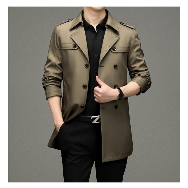 š„Limited Time 50% Off š„Men's Double Breasted Windbreaker Jacket