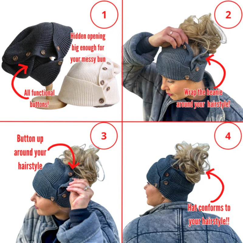 š„Limited Time 50% Off š„Button urine cap - always showcase your hairstyle and protect your hair