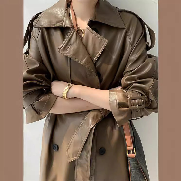 🔥Early Black Friday Sale:50% OFF🔥Women's Vintage Leather Coat