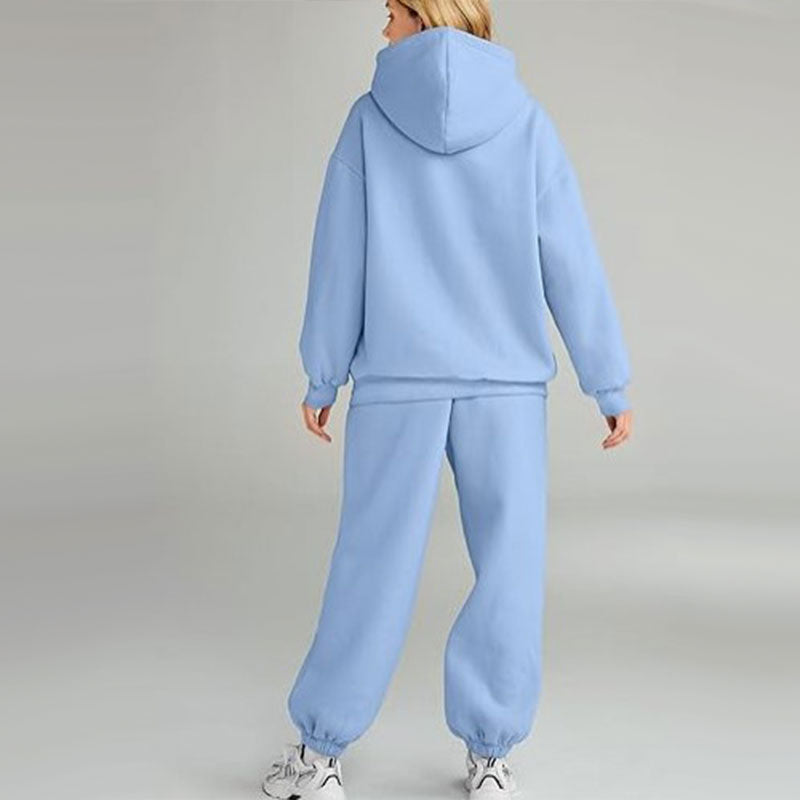 🔥🖤Black Friday Sale:50% OFF🔥Casual Hooded Long-Sleeve Tops & Pants 2-Piece Set